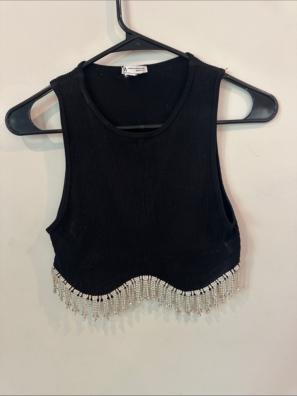 Black Zara Crop Top